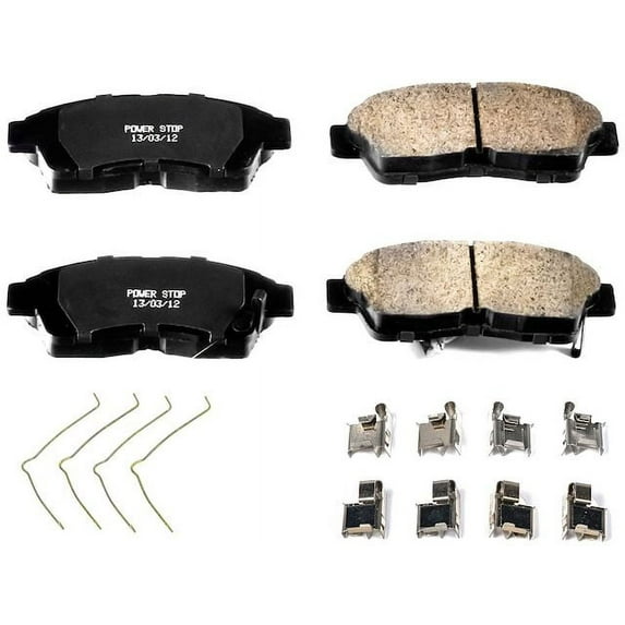 Front Brake Pad Set - Compatible with 1993 - 1997 Toyota Corolla 1994 1995 1996