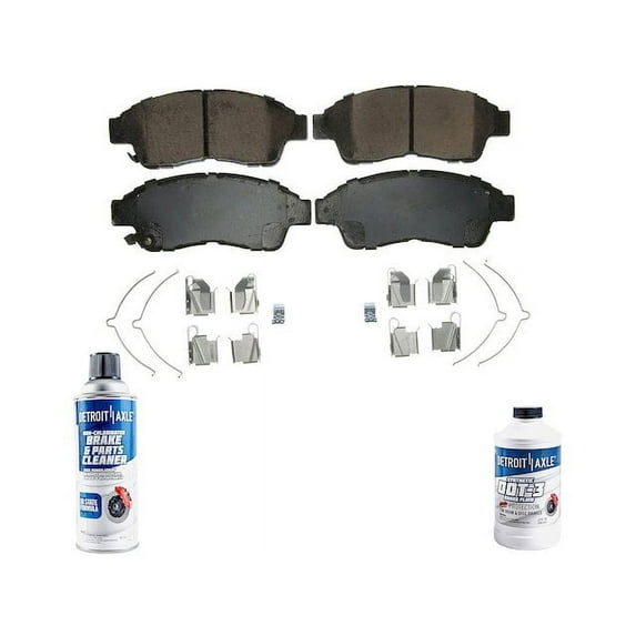 Front Brake Pad Set - Compatible with 1993 - 1997 Toyota Corolla 1994 1995 1996
