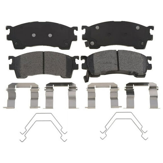 Front Brake Pad Set - Compatible with 1993 - 2002 Mazda 626 2.0L 4-Cylinder 1994 1995 1996 1997 1998 1999 2000 2001