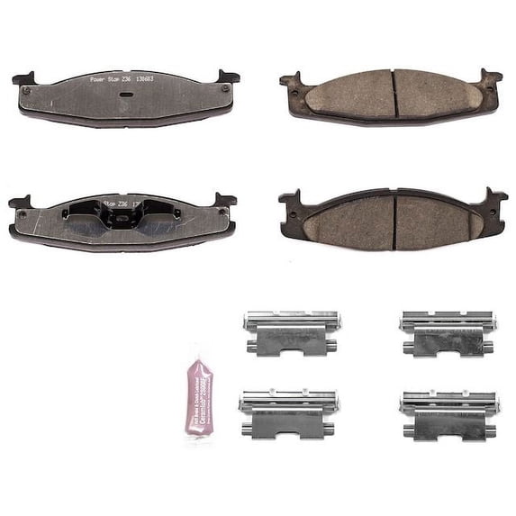 Front Brake Pad Set - Compatible with 1994 - 1996 Ford Bronco 1995