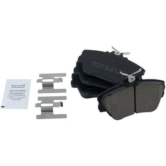 Front Brake Pad Set - Compatible with 1995 - 2002 Lincoln Continental 1996 1997 1998 1999 2000 2001