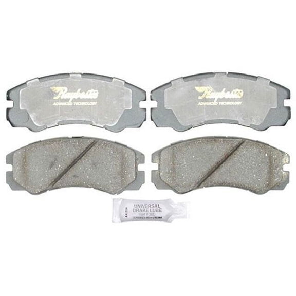 Front Brake Pad Set - Compatible with 1996 - 1999 Acura SLX 1997 1998