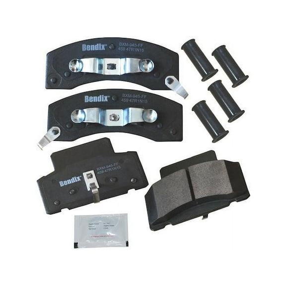Front Brake Pad Set - Compatible with 1996 - 2002 Chevy Express 3500 Cutaway Van 1997 1998 1999 2000 2001