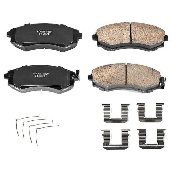 Front Brake Pad Set - Compatible with 1997 - 1998 Nissan 240SX