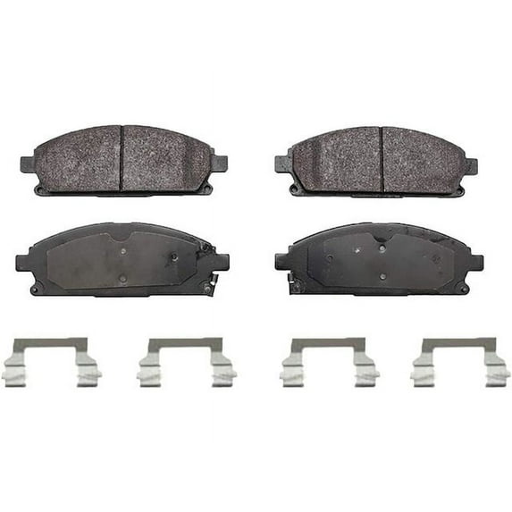 Front Brake Pad Set - Compatible with 1997 - 2001 INFINITI Q45 1998 1999 2000