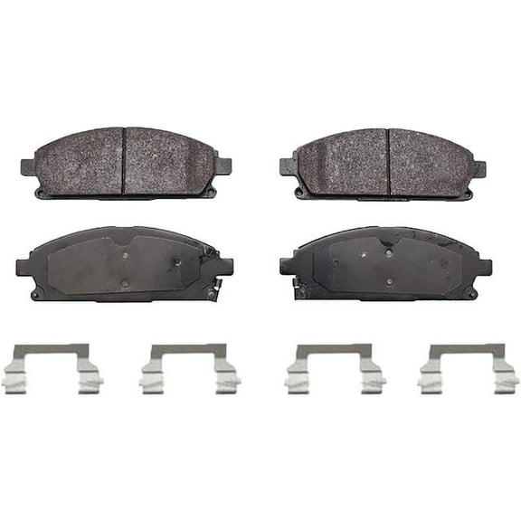 Front Brake Pad Set - Compatible with 1997 - 2001 INFINITI Q45 1998 1999 2000