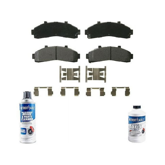 Front Brake Pad Set - Compatible with 1997 - 2001 Mercury Mountaineer Base 1998 1999 2000