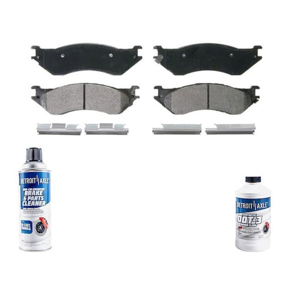 Front Brake Pad Set - Compatible with 1997 - 2002 Ford Expedition 1998 1999 2000 2001