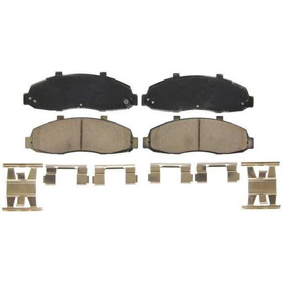 Front Brake Pad Set - Compatible with 1997 - 2003 Ford F-150 1998 1999 2000 2001 2002