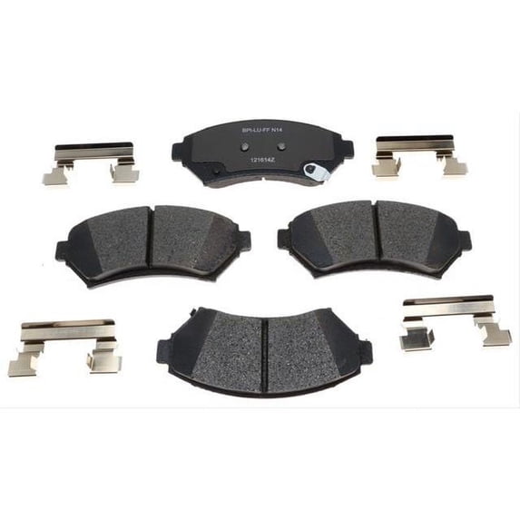 Front Brake Pad Set - Compatible with 1997 - 2005 Buick Century 1998 1999 2000 2001 2002 2003 2004