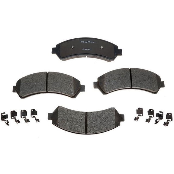 Front Brake Pad Set - Compatible with 1997 - 2005 Chevy Blazer AWD 1998 1999 2000 2001 2002 2003 2004