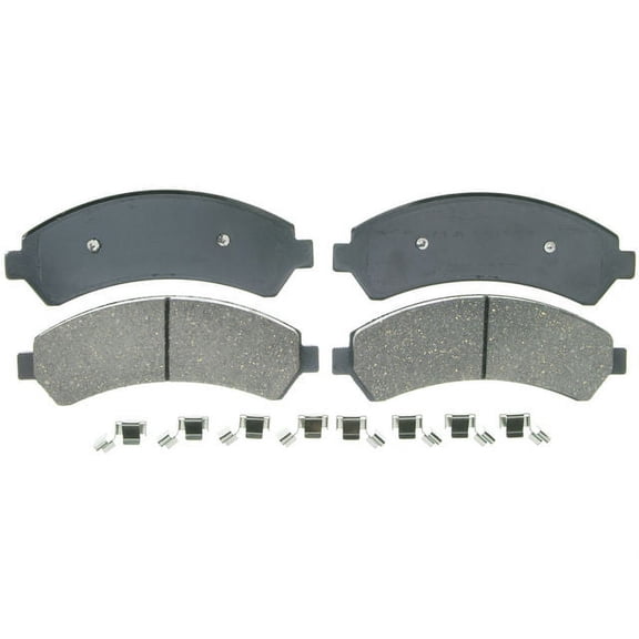 Front Brake Pad Set - Compatible with 1997 - 2005 Chevy Blazer AWD 1998 1999 2000 2001 2002 2003 2004