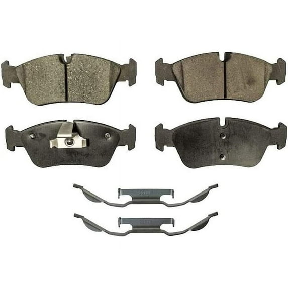 Front Brake Pad Set - Compatible with 1998 - 2000 BMW 323i Base 1999