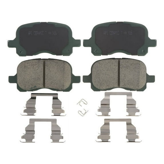 Front Brake Pad Set - Compatible with 1998 - 2002 Toyota Corolla 1999 2000 2001