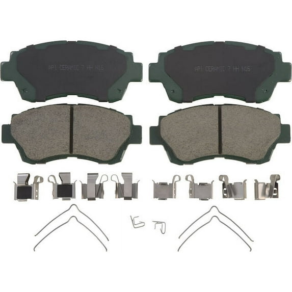 Front Brake Pad Set - Compatible with 1998 - 2003 Toyota Sienna 1999 2000 2001 2002