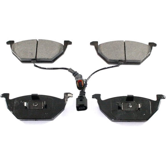 Front Brake Pad Set - Compatible with 1998 - 2010 Volkswagen Beetle 1999 2000 2001 2002 2003 2004 2005 2006 2007 2008 2009