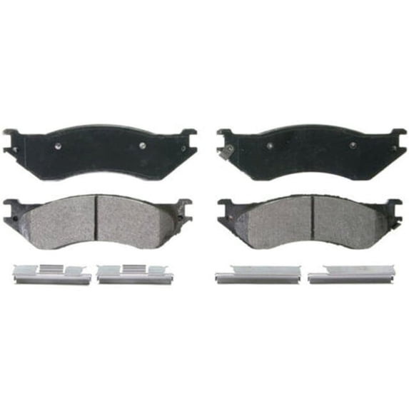Front Brake Pad Set - Compatible with 1999 - 2003 Ford F-150 2000 2001 2002