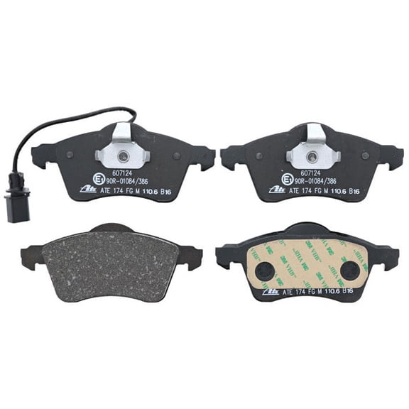 Front Brake Pad Set - Compatible with 1999 - 2003 Volkswagen EuroVan 2000 2001 2002