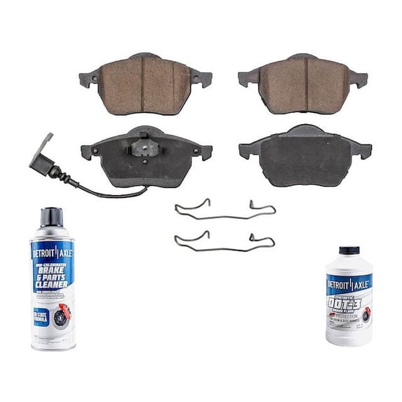 Front Brake Pad Set - Compatible with 1999 - 2005 Volkswagen Jetta 2000 2001 2002 2003 2004