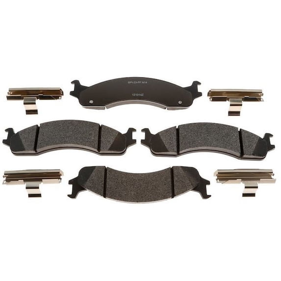 Front Brake Pad Set - Compatible with 1999 - 2007 Ford E-350 Super Duty - Raybestos