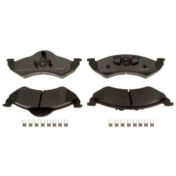 Front Brake Pad Set - Compatible with 2000 - 2002 Dodge Dakota 2001