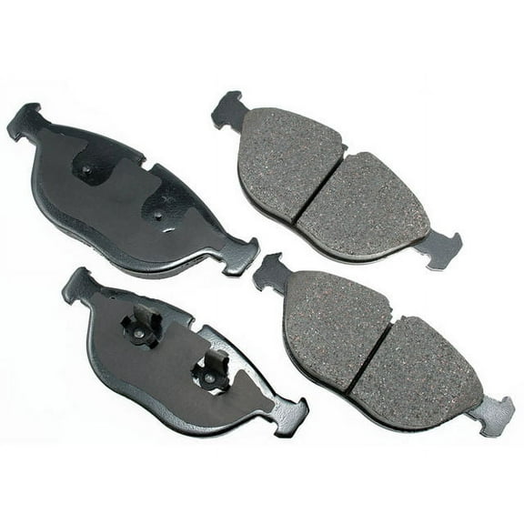 Front Brake Pad Set - Compatible with 2000 - 2002 Mercedes-Benz E430 4Matic 4.3L V8 2001