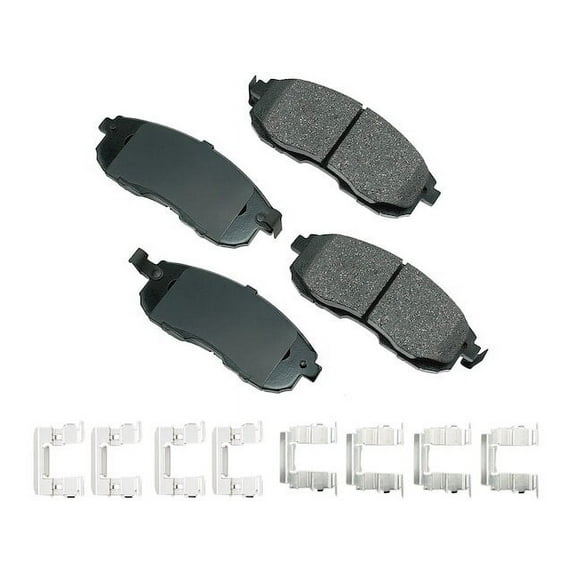 Front Brake Pad Set - Compatible with 2000 - 2013 Nissan Altima Coupe 2001 2002 2003 2004 2005 2006 2007 2008 2009 2010 2011 2012