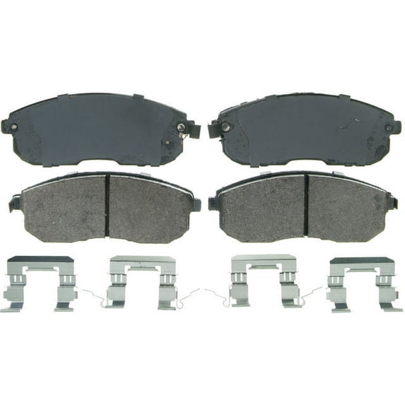 Front Brake Pad Set - Compatible with 2000 Nissan Maxima