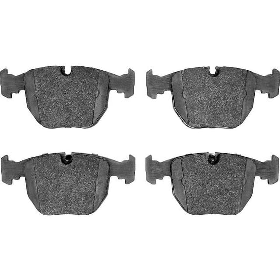 Front Brake Pad Set - Compatible with 2001 - 2003 BMW 530i 2002