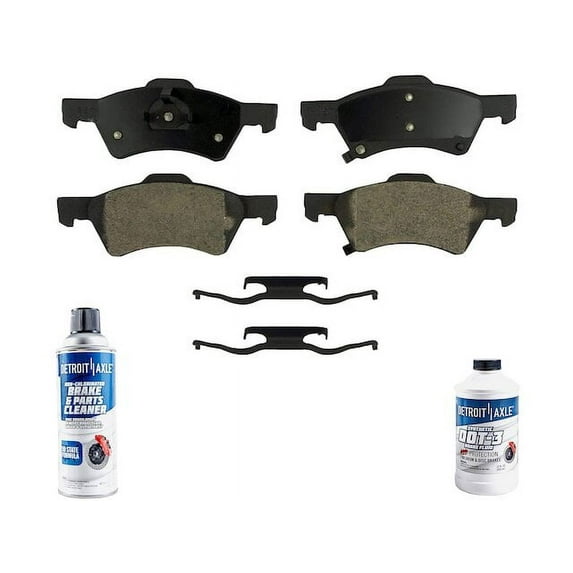 Front Brake Pad Set - Compatible with 2001 - 2007 Chrysler Town & Country 2002 2003 2004 2005 2006