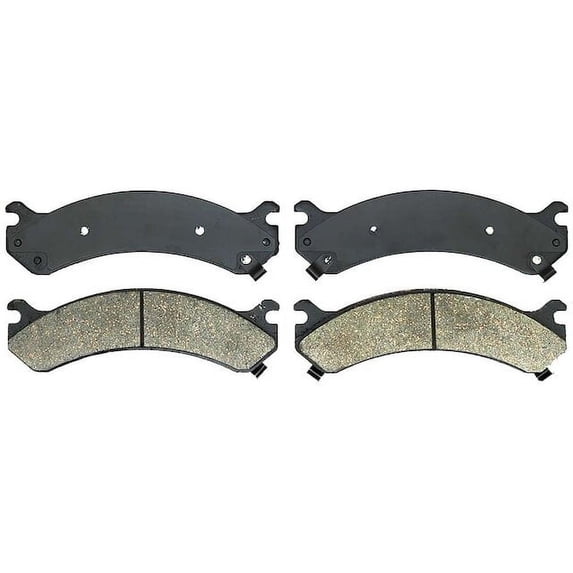 Front Brake Pad Set - Compatible with 2001 - 2010 GMC Sierra 2500 HD - AC Delco