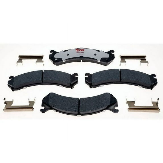 Front Brake Pad Set - Compatible with 2001 - 2010 GMC Sierra 2500 HD 2002 2003 2004 2005 2006 2007 2008 2009