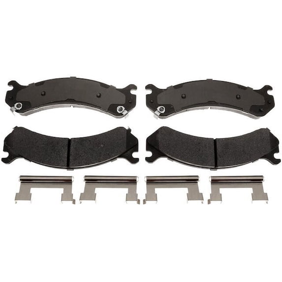 Front Brake Pad Set - Compatible with 2001 - 2010 GMC Sierra 2500 HD 2002 2003 2004 2005 2006 2007 2008 2009