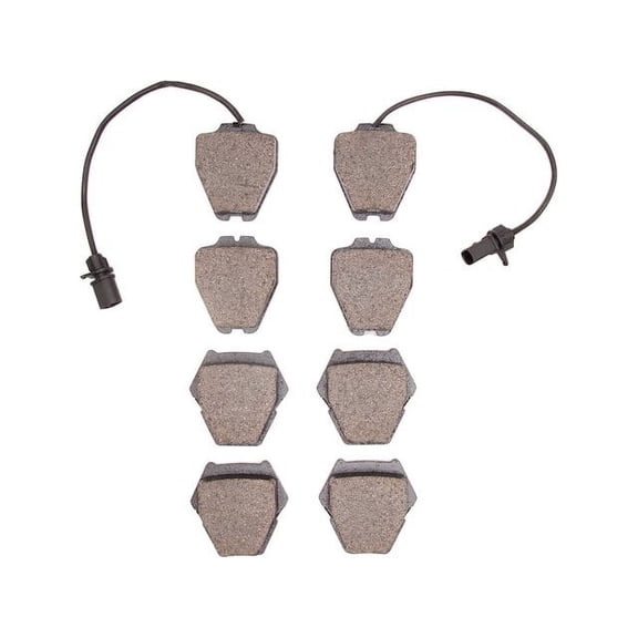 Front Brake Pad Set - Compatible with 2002 - 2004 Volkswagen Passat W8 - Dynamic Friction