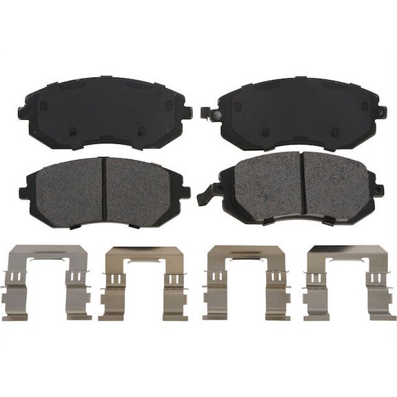 Front Brake Pad Set - Compatible with 2002 - 2012 Subaru Outback 2.5L H4 2003 2004 2005 2006 2007 2008 2009 2010 2011
