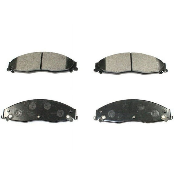 Front Brake Pad Set - Compatible with 2003 - 2007 Cadillac CTS Base 2004 2005 2006