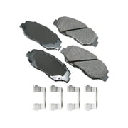 Front Brake Pad Set - Compatible with 2003 - 2008 Honda Pilot 2004 2005 2006 2007