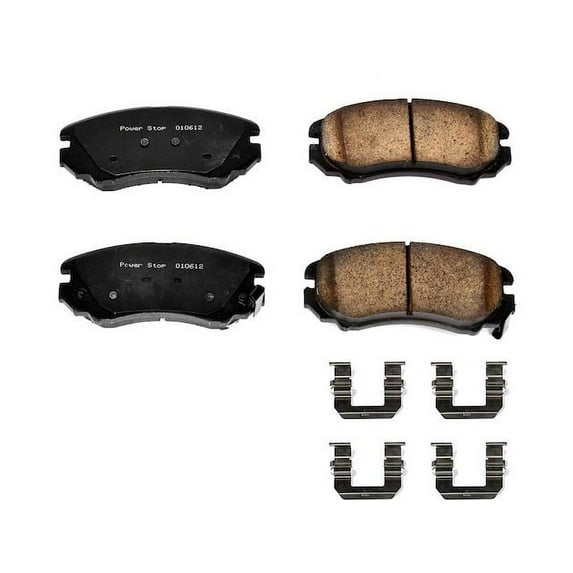 Front Brake Pad Set - Compatible with 2003 - 2008 Hyundai Tiburon GS 2004 2005 2006 2007