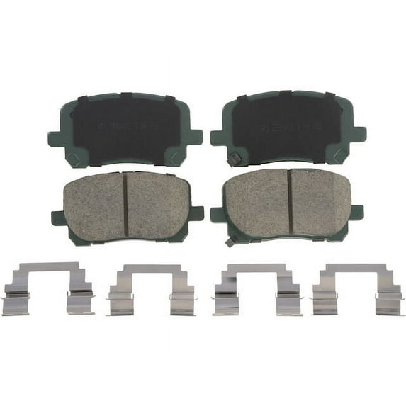 Front Brake Pad Set - Compatible with 2003 - 2008 Toyota Matrix 2004 2005 2006 2007