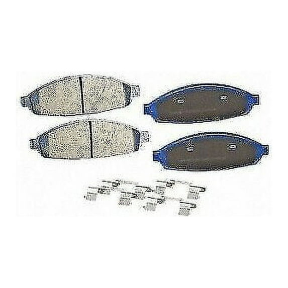Front Brake Pad Set - Compatible with 2003 - 2010 Mercury Grand Marquis 2004 2005 2006 2007 2008 2009