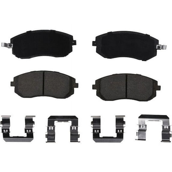 Front Brake Pad Set - Compatible with 2003 - 2010 Subaru Forester 2004 2005 2006 2007 2008 2009