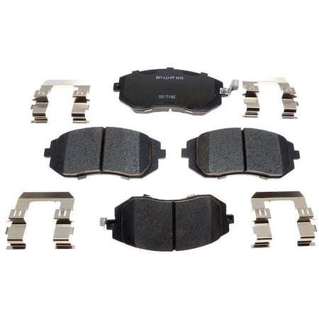 Front Brake Pad Set - Compatible with 2003 - 2010 Subaru Forester - Raybestos