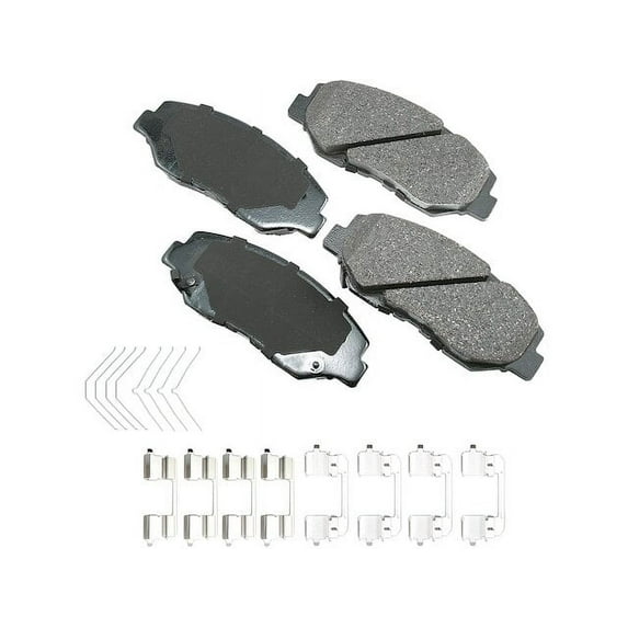 Front Brake Pad Set - Compatible with 2003 - 2011 Honda Element 2004 2005 2006 2007 2008 2009 2010