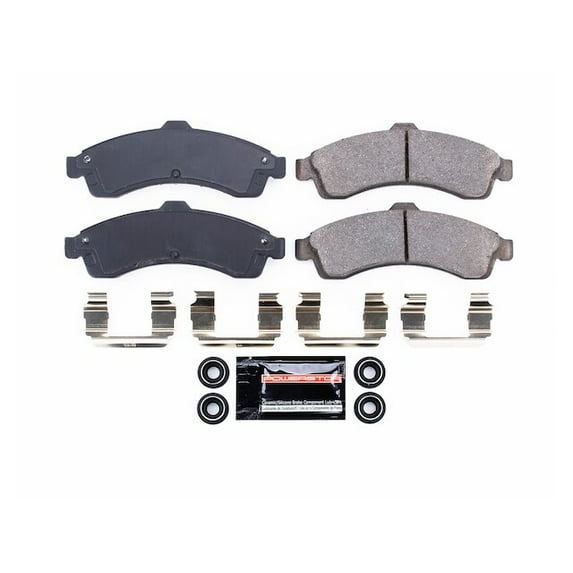 Front Brake Pad Set - Compatible with 2004 - 2005 GMC Envoy XUV - Power Stop