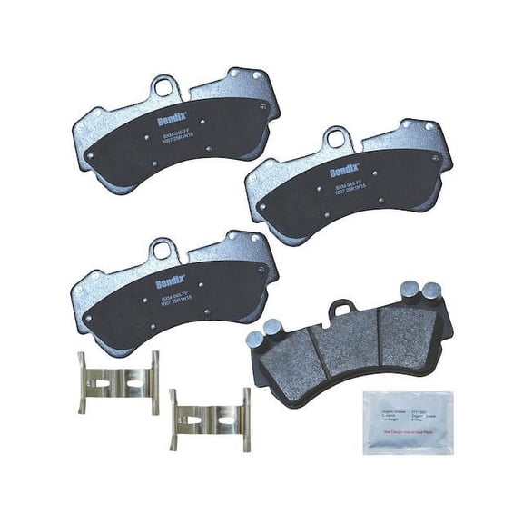 Front Brake Pad Set - Compatible with 2004 - 2006, 2012 Volkswagen Touareg 2005