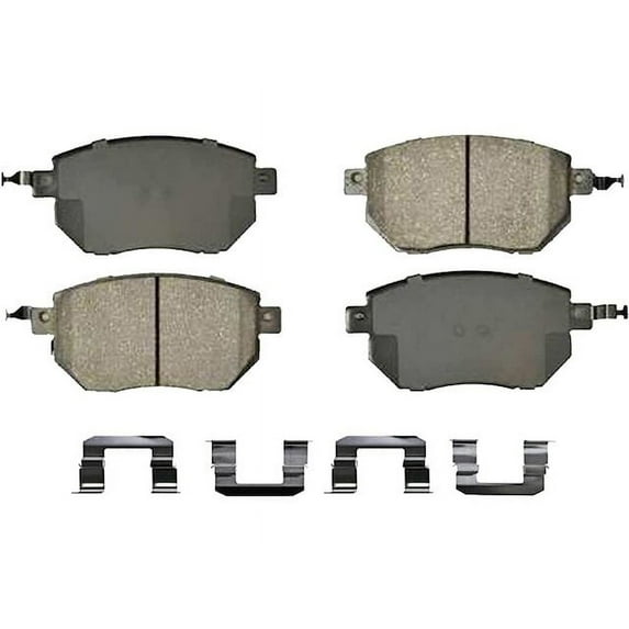 Front Brake Pad Set - Compatible with 2004 - 2008 Nissan Maxima 2005 2006 2007
