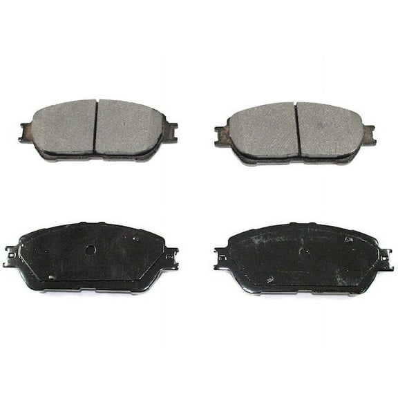 Front Brake Pad Set - Compatible with 2004 - 2010 Toyota Sienna 2005 2006 2007 2008 2009