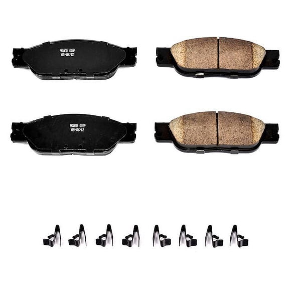 Front Brake Pad Set - Compatible with 2004 Jaguar Vanden Plas