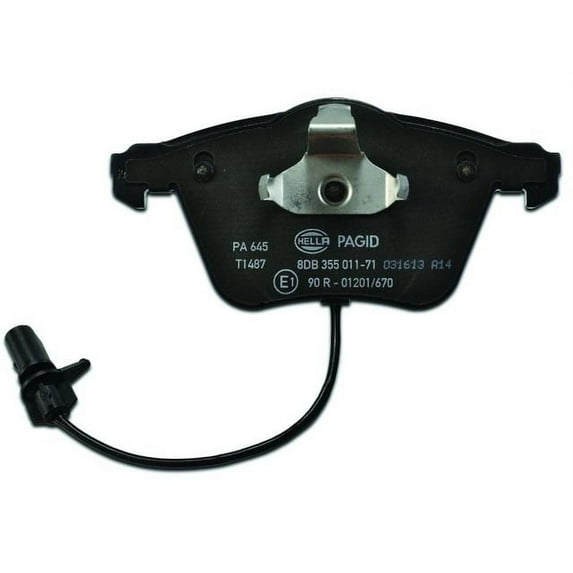 Front Brake Pad Set - Compatible with 2005 - 2008, 2010 - 2011 Audi A6 Quattro BKH FI 2006 2007