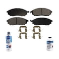 thumbnail image 1 of Front Brake Pad Set - Compatible with 2005 - 2008 INFINITI G35 2006 2007, 1 of 2